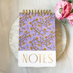 Large Chunky Notepad - Purple Vintage Floral