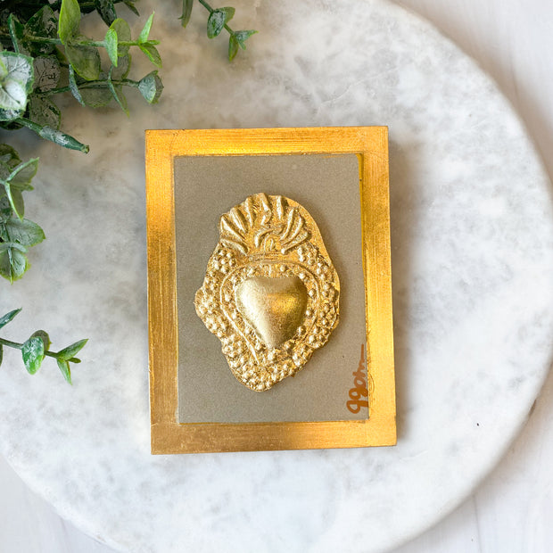 Sacred Heart 4x5 Wall Plaque