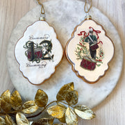 12 Days of Christmas Glass Ornament Assorted in Gift Box