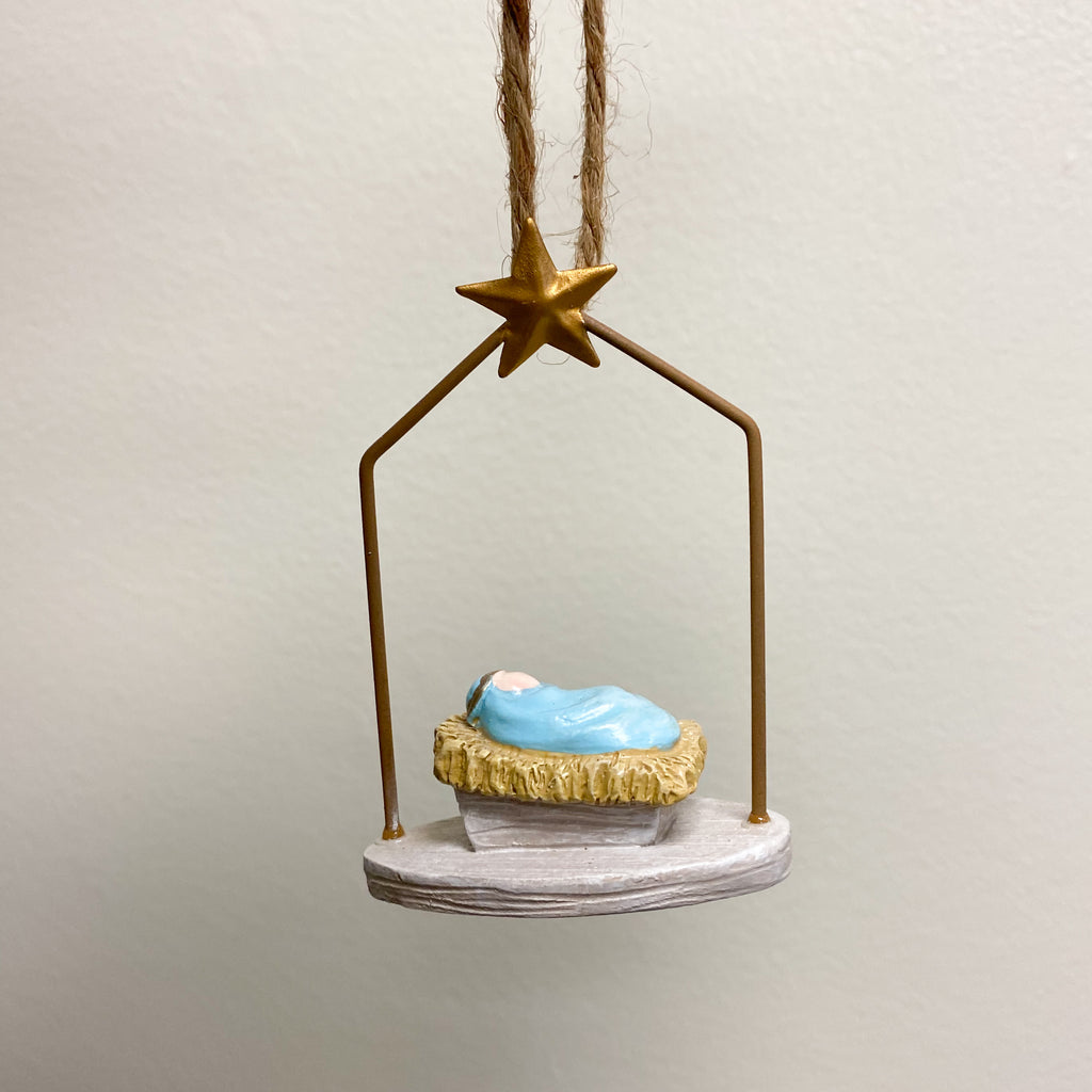 Resin Nativity Ornament, Multi Color, 4 Styles