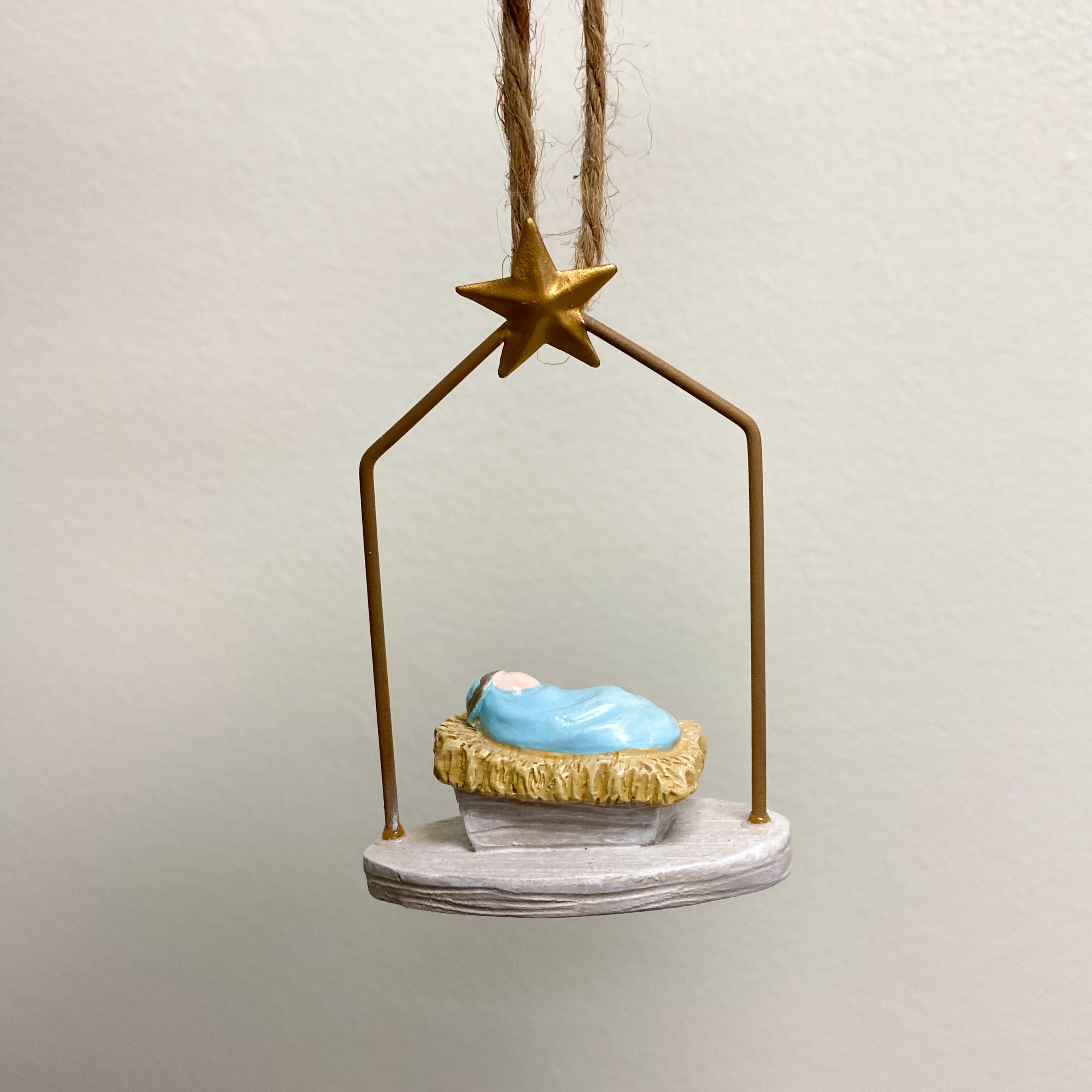 Resin Nativity Ornament, Multi Color, 4 Styles