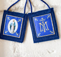 Our Ladys Genuine Blue Wool Scapular