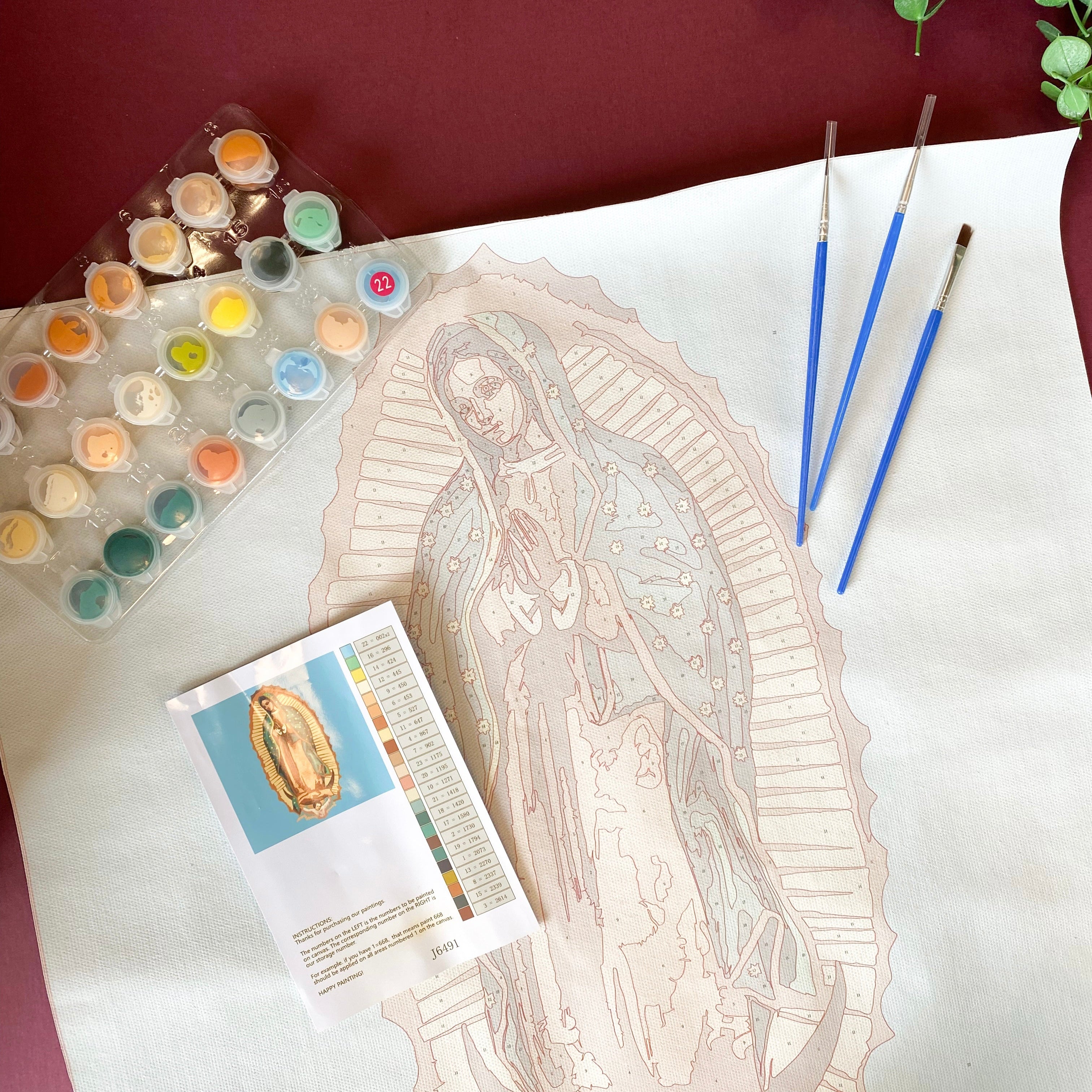 Paint By Numbers-Our Lady Of Guadalupe