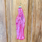 Glass Mary Ornament 5"H, 3 colors