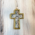 Floral Cross Ornament - Love / Hope / Faith