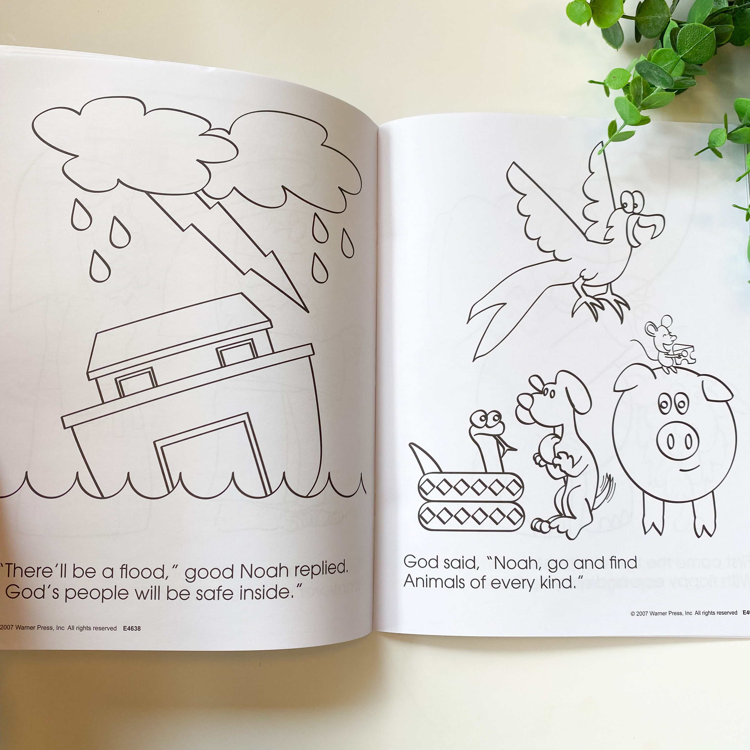 Coloring Book: Noah's Ark
