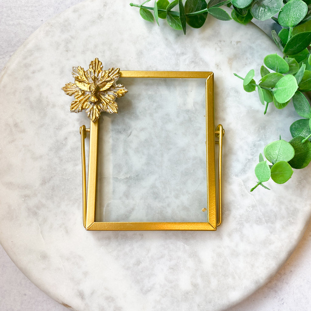 Glass Gold Leaf Frame 2x3