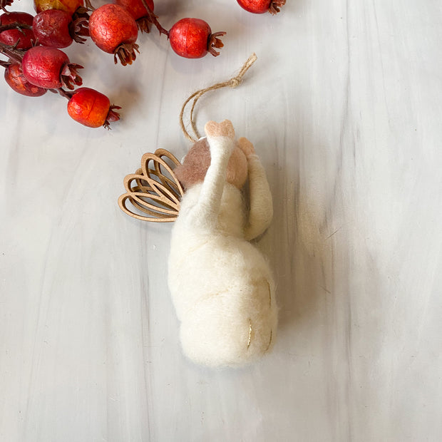 Wool Felt Angel Ornament