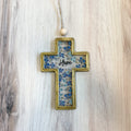 Floral Cross Ornament - Love / Hope / Faith