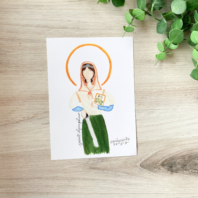 St. Dymphna Print