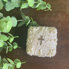 White Beaded Cross Keepsake Box