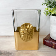 Gold Leaf Vase