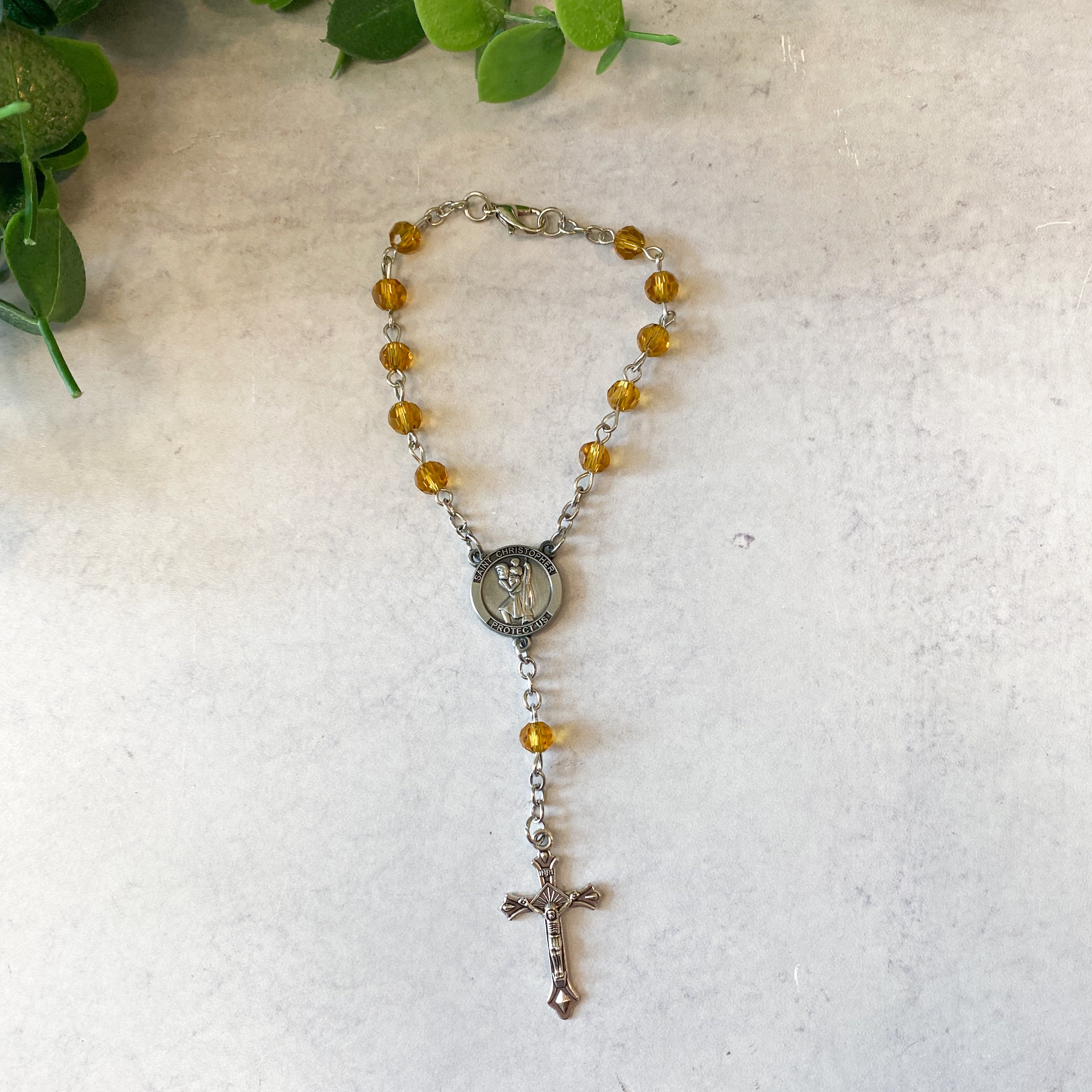 6.5"L St. Christopher Travel Protector