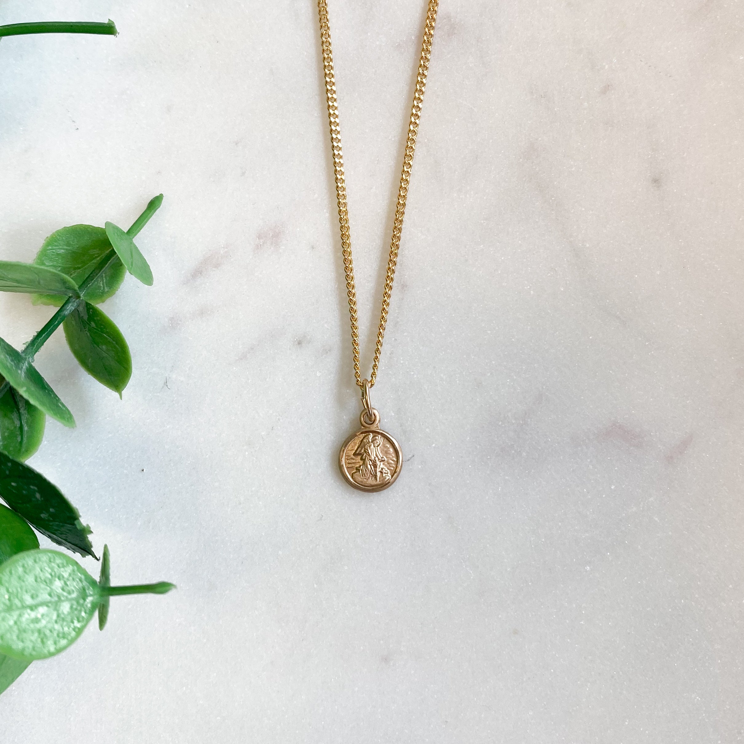 Petite Guardian Angel Necklace