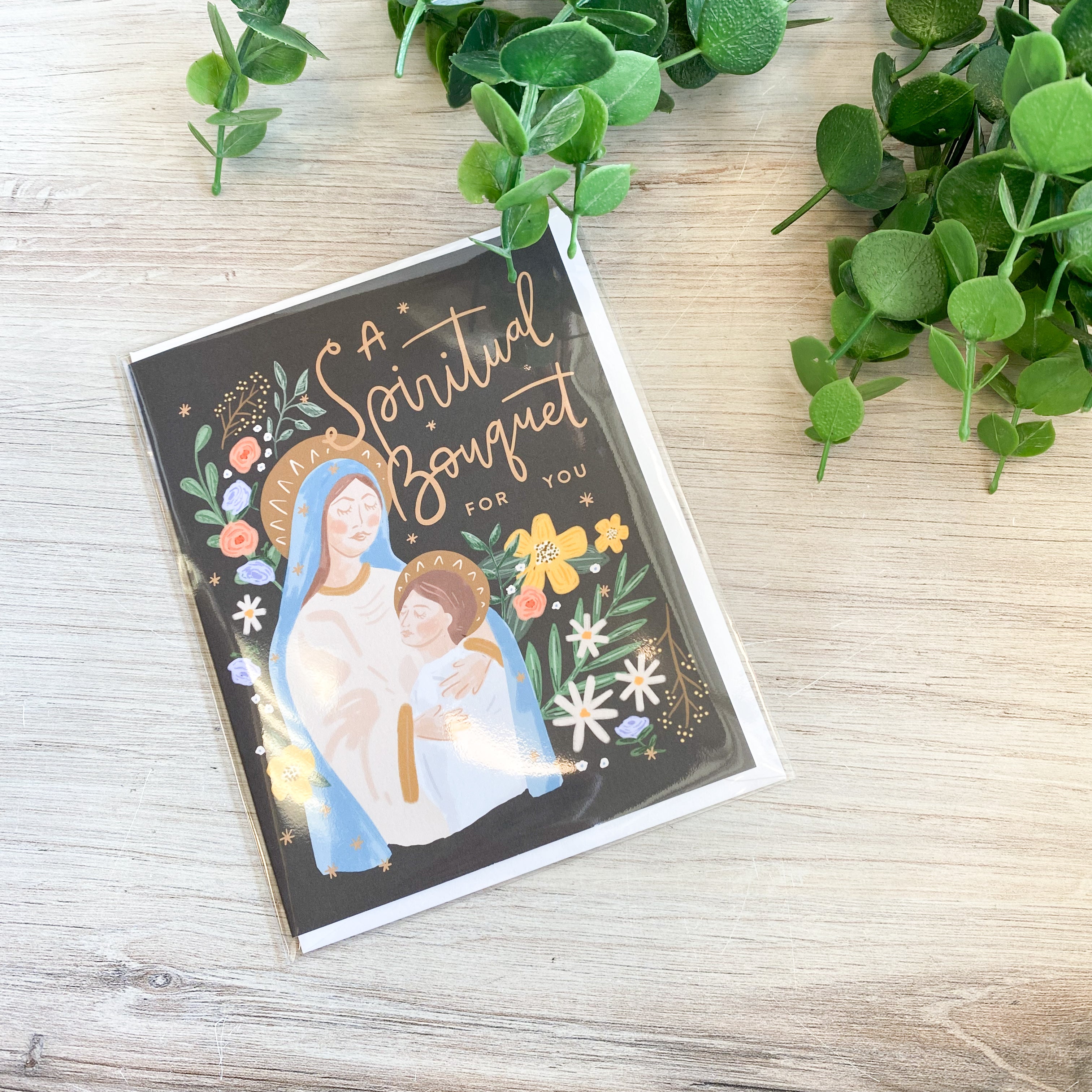 Marian Spiritual Bouquet Card