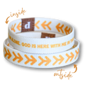 God is Here with Me Elastic Mens TruthBand