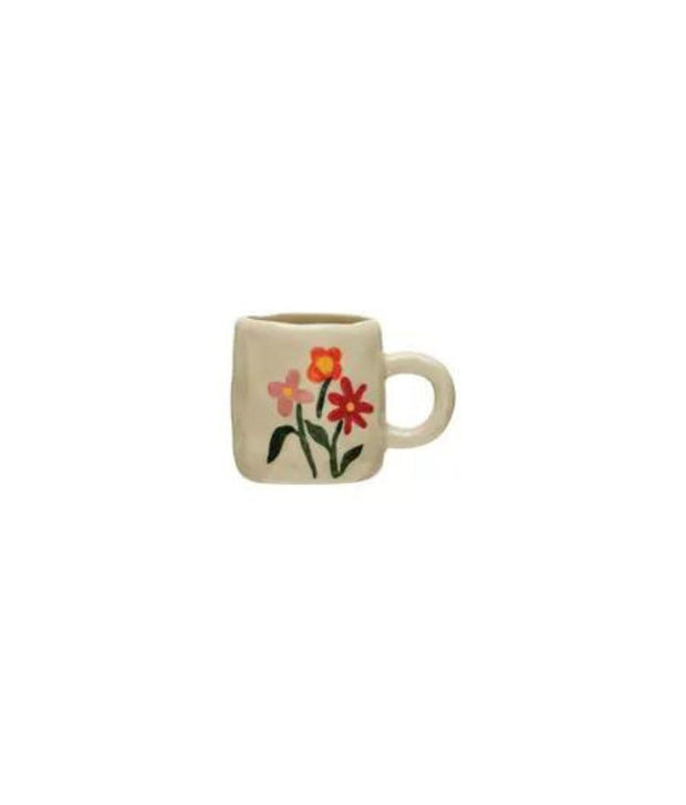 Espresso Mug - Hand-painted Stoneware