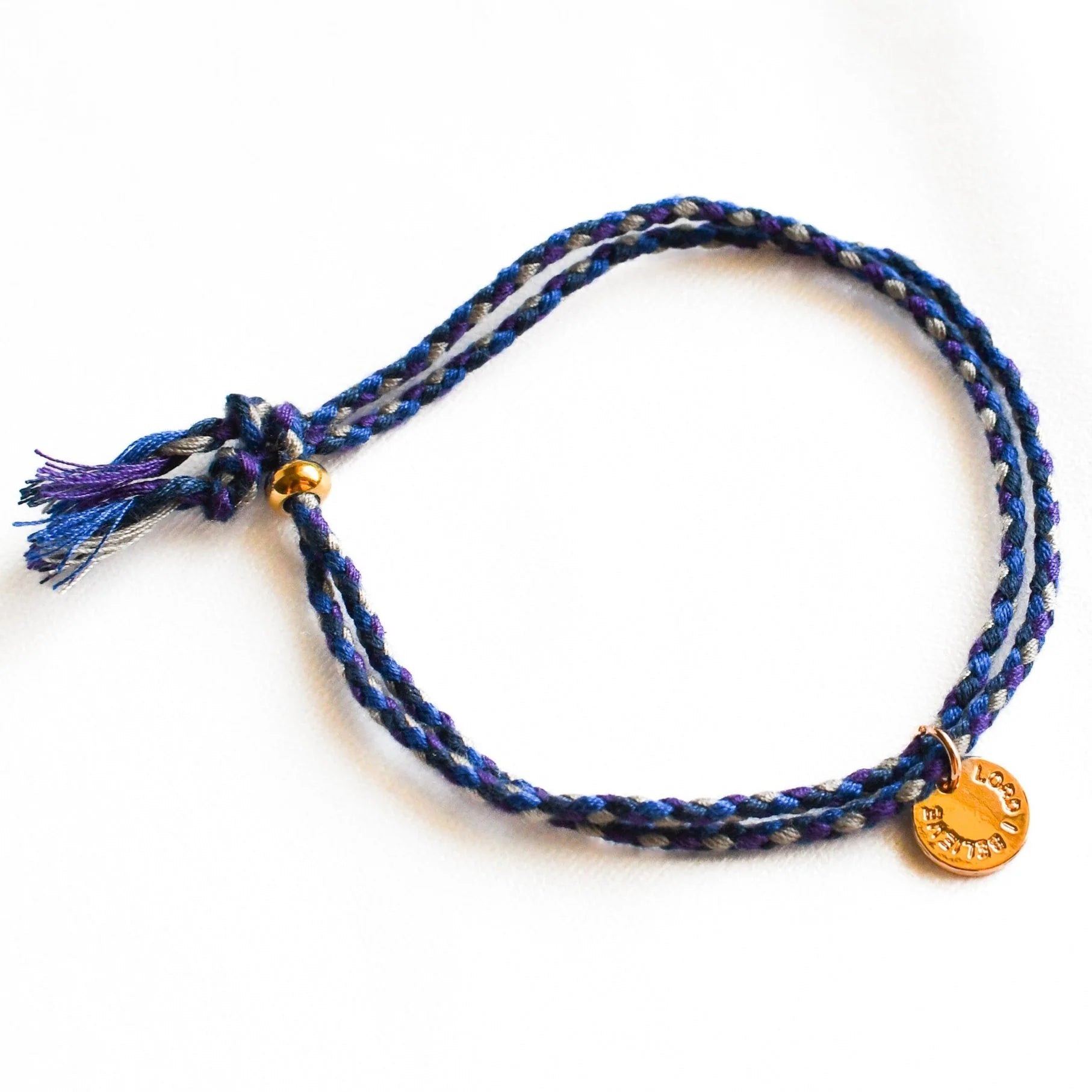 Help my Unbelief Bracelet Blue Cord