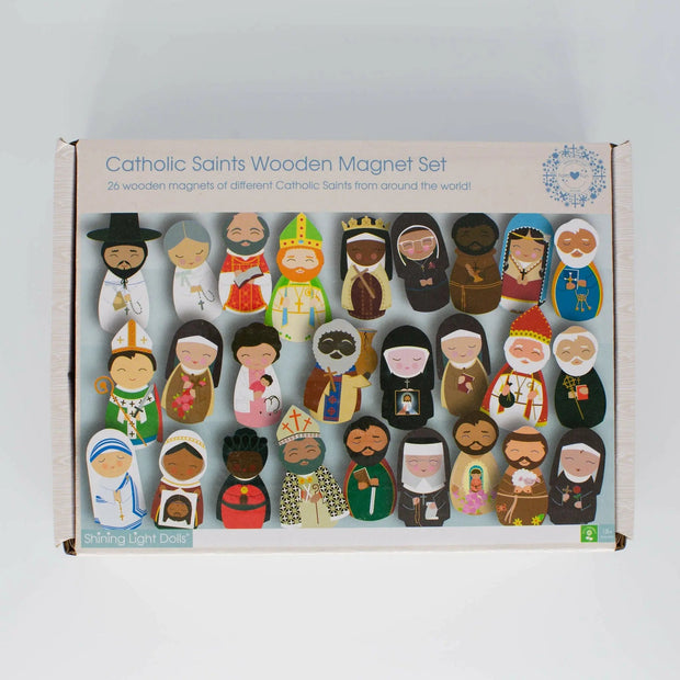 Wooden Magnet Set Saints Set