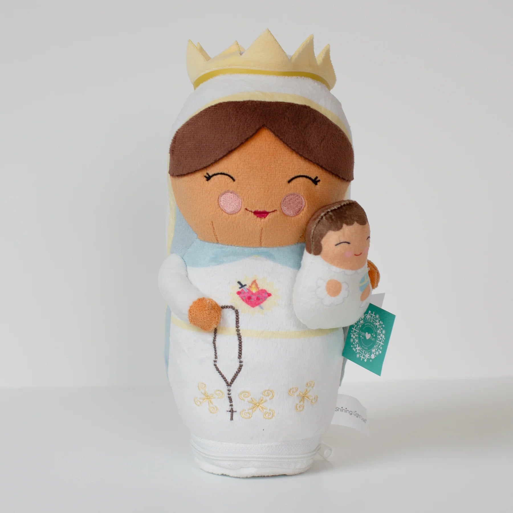 Our Lady of the Rosary Shining Lighting Doll: Sound Plush