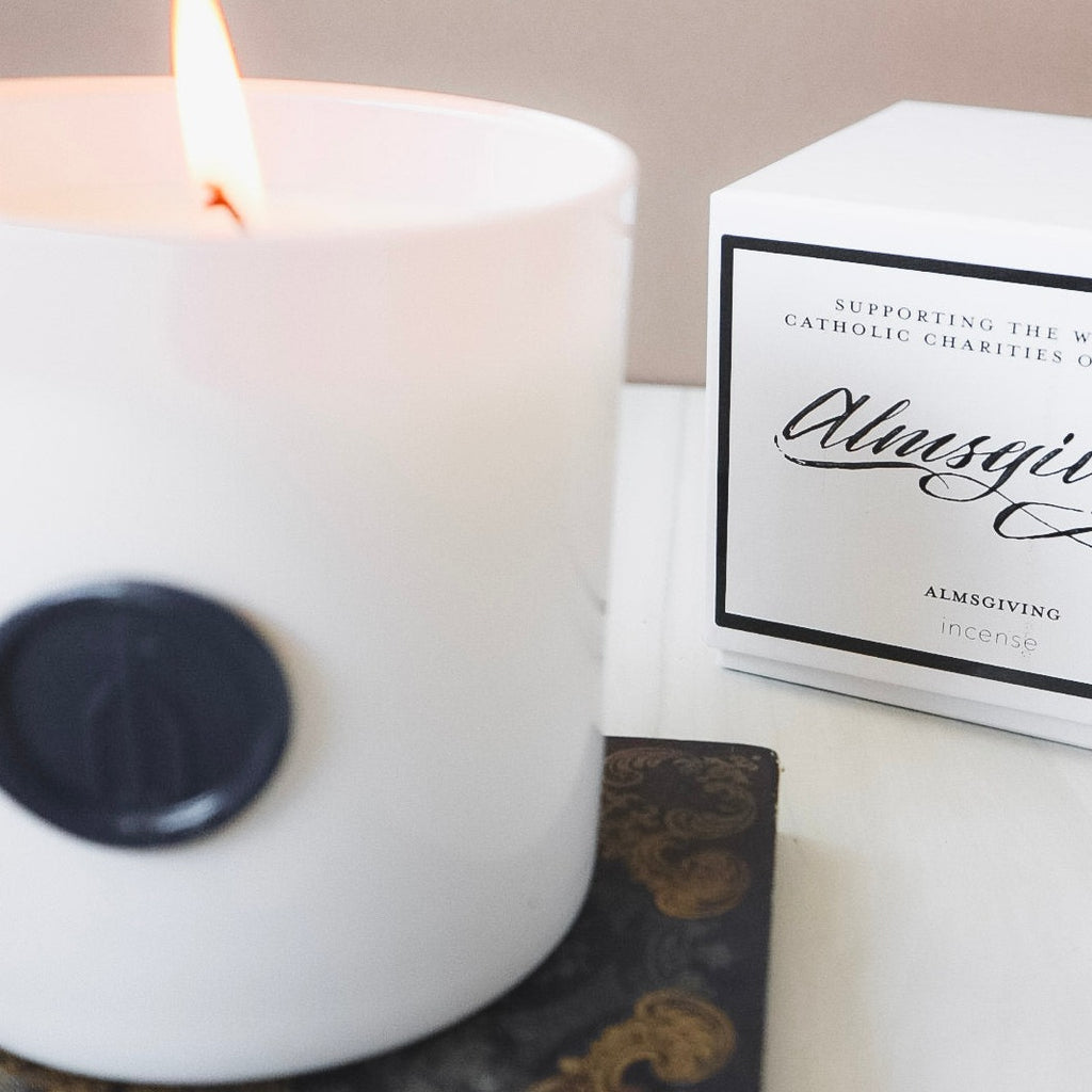 Almsgiving Candle: Give Alms (Incense)