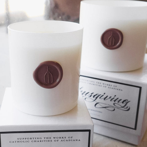 Almsgiving Candle: Shelter the Homeless (Rose and Oud)