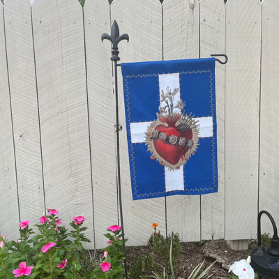 The Immaculate Heart of Mary Garden Flag