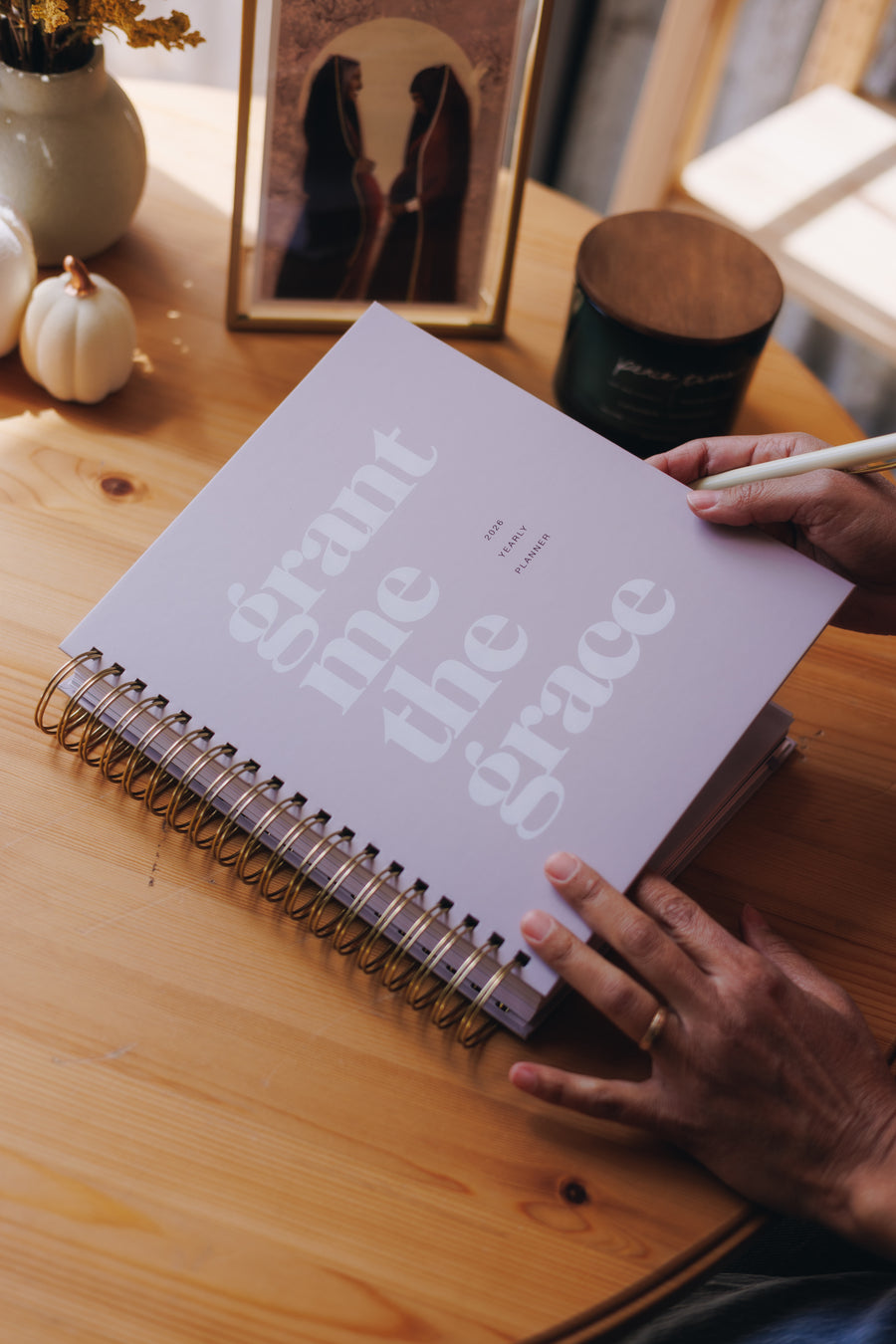 Blessed Is She 2026 Calendar Planner // Big Layout