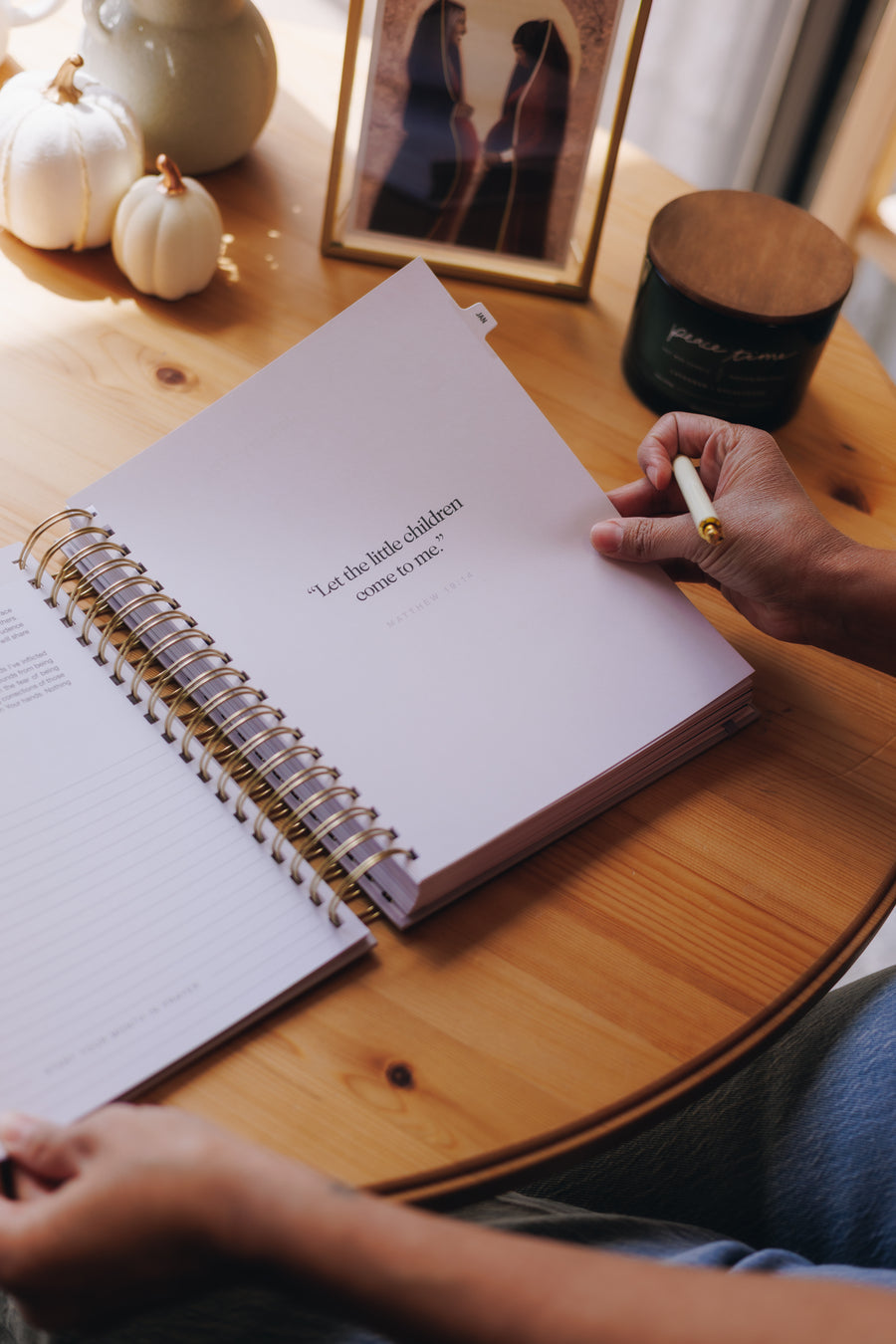 Blessed Is She 2026 Calendar Planner // Big Layout