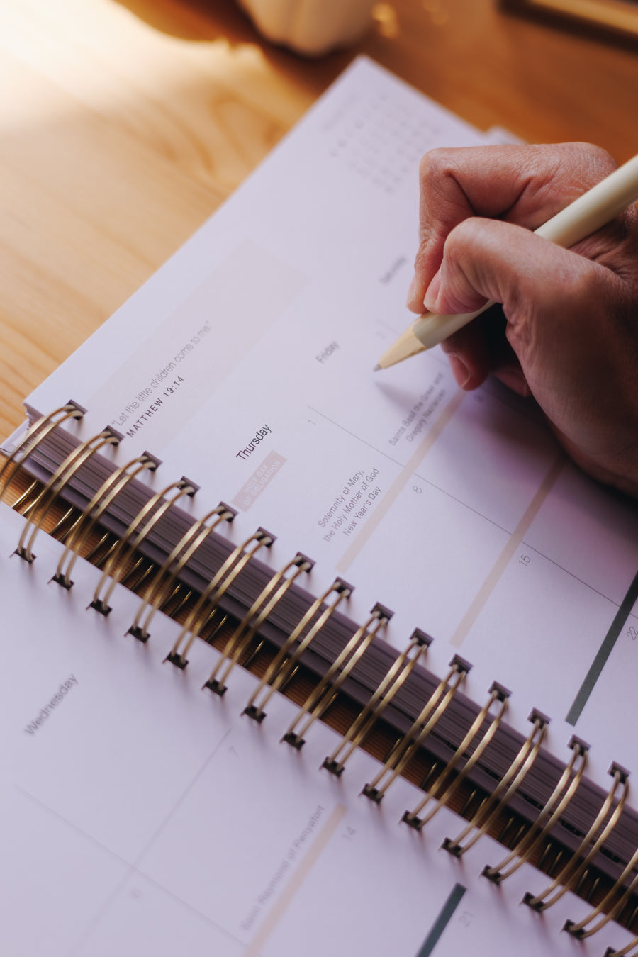 Blessed Is She 2026 Calendar Planner // Mini Layout