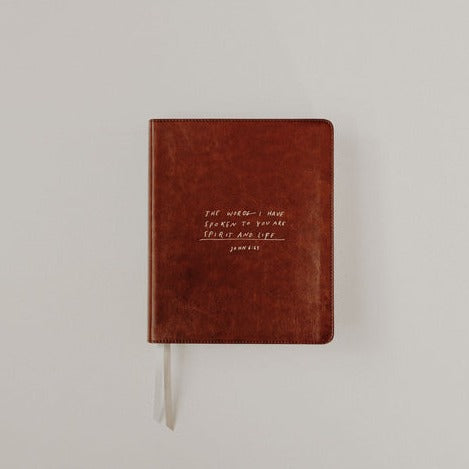 Blessed is She Leatherbound Bible – Crossroads Collective