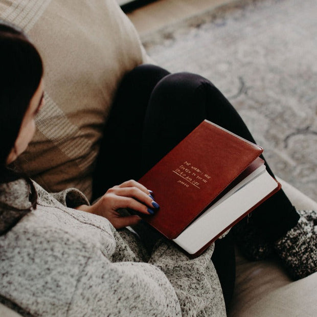 Blessed is She Leatherbound Bible