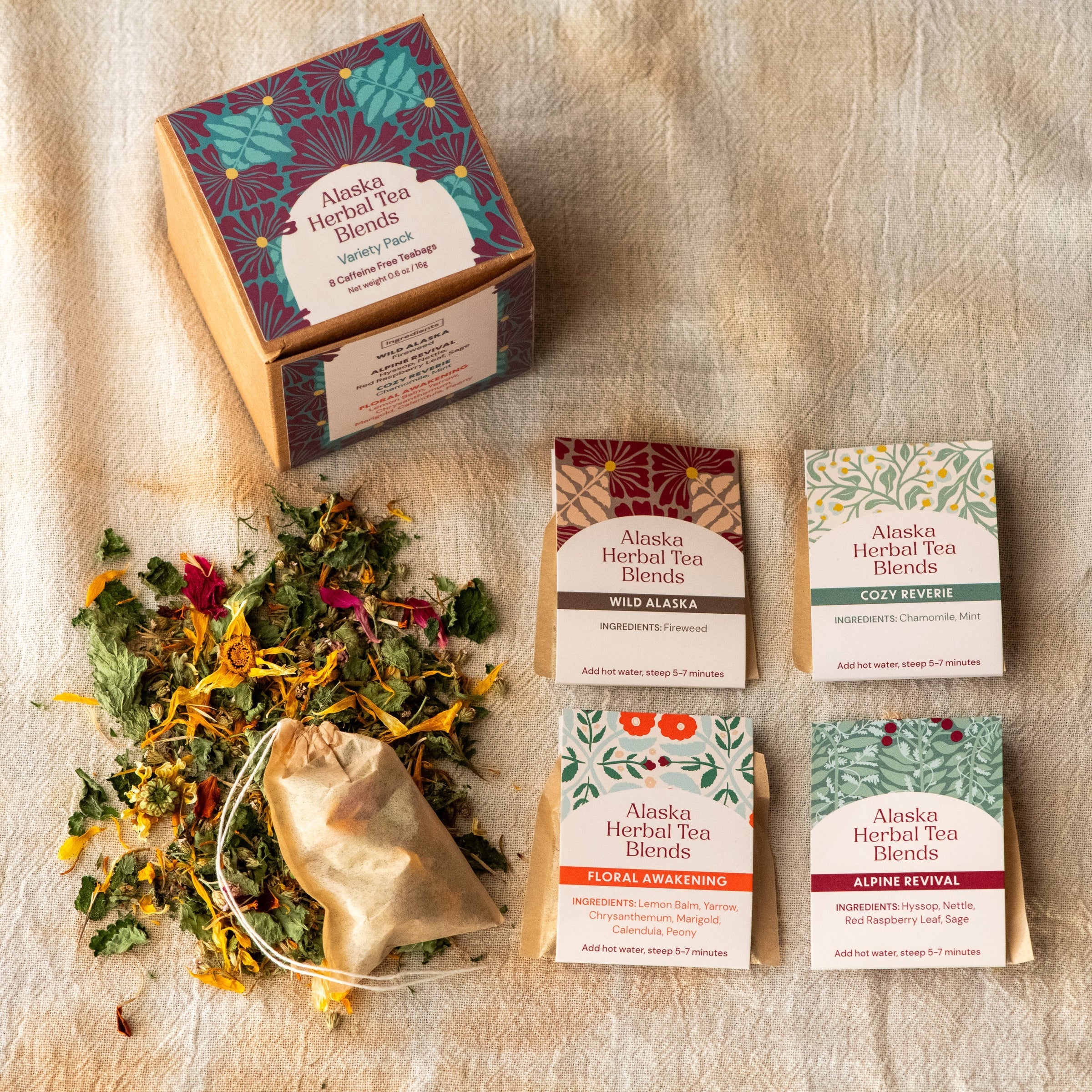 Alaska Herbal Tea Blends Variety Pack