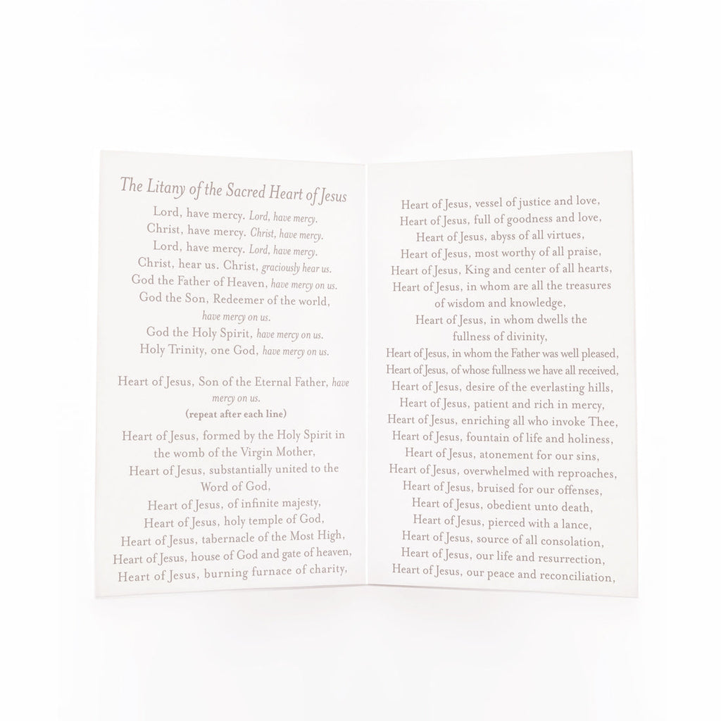 Litany of the Sacred Heart of Jesus | Blue