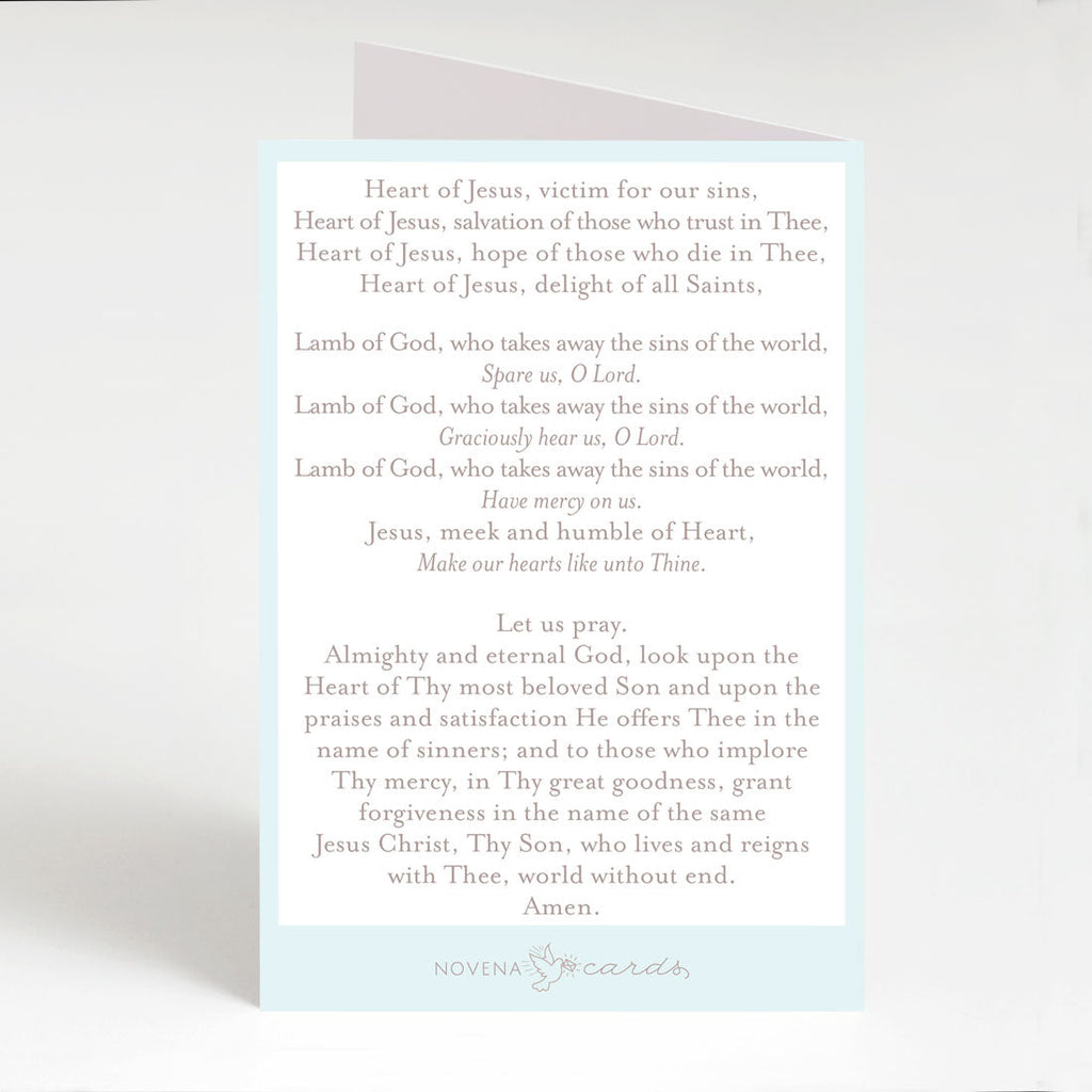 Litany of the Sacred Heart of Jesus | Blue