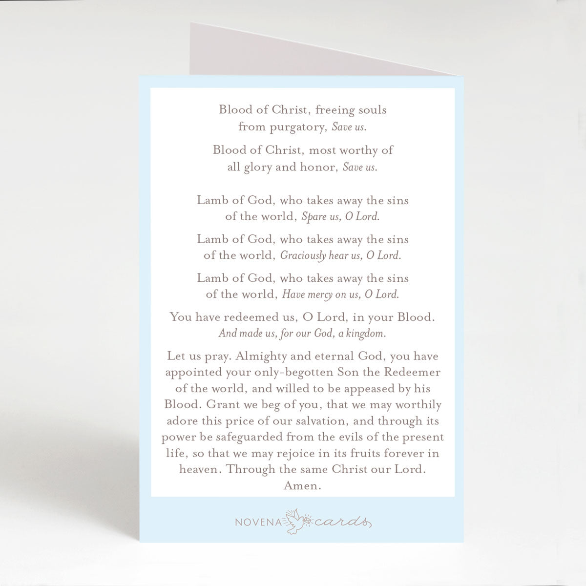 Litany of the Most Precious Blood
