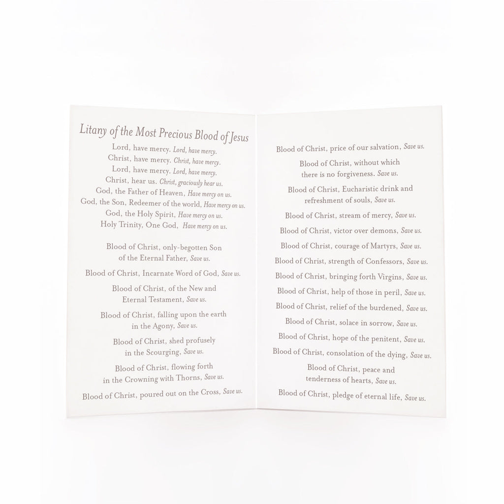 Litany of the Most Precious Blood