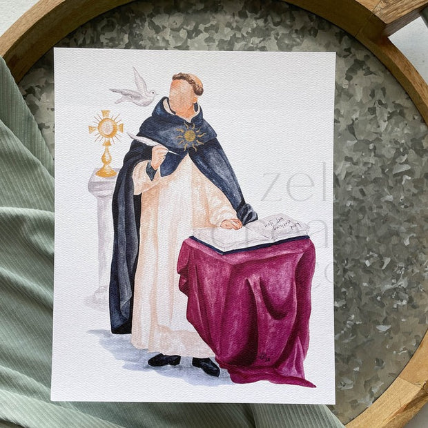 Saint Thomas Aquinas Print | 5x7