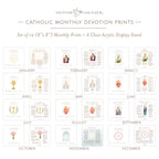 Catholic Monthly Devotion Prints