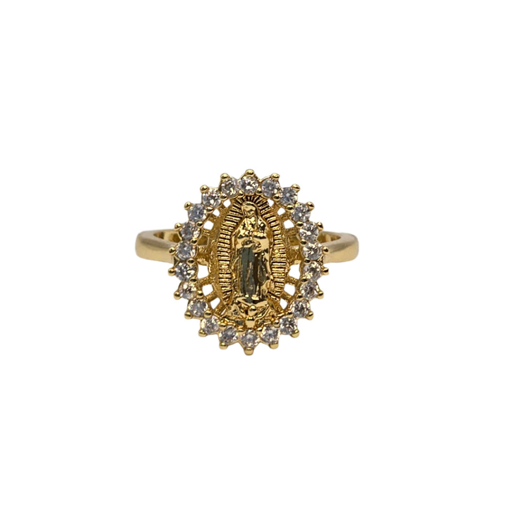 Our Lady of Guadalupe Gold Ring