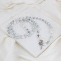 Miracles Rosary Wrap - Silver
