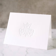 Auspice Maria, Catholic Letterpress Stationery Set, Pack of 5