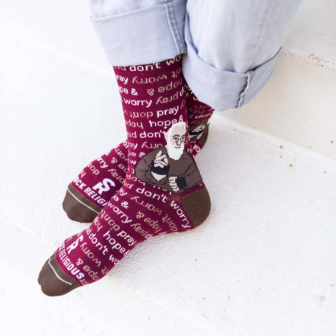 St. Padre Pio Adult Socks