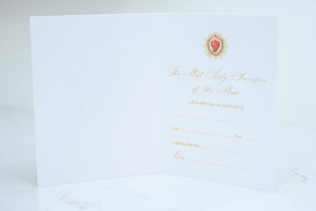 Catholic Mass Cards, Wedding Feast at Cana, Marriage Mass Intention Cards, with optional Mass scheduling