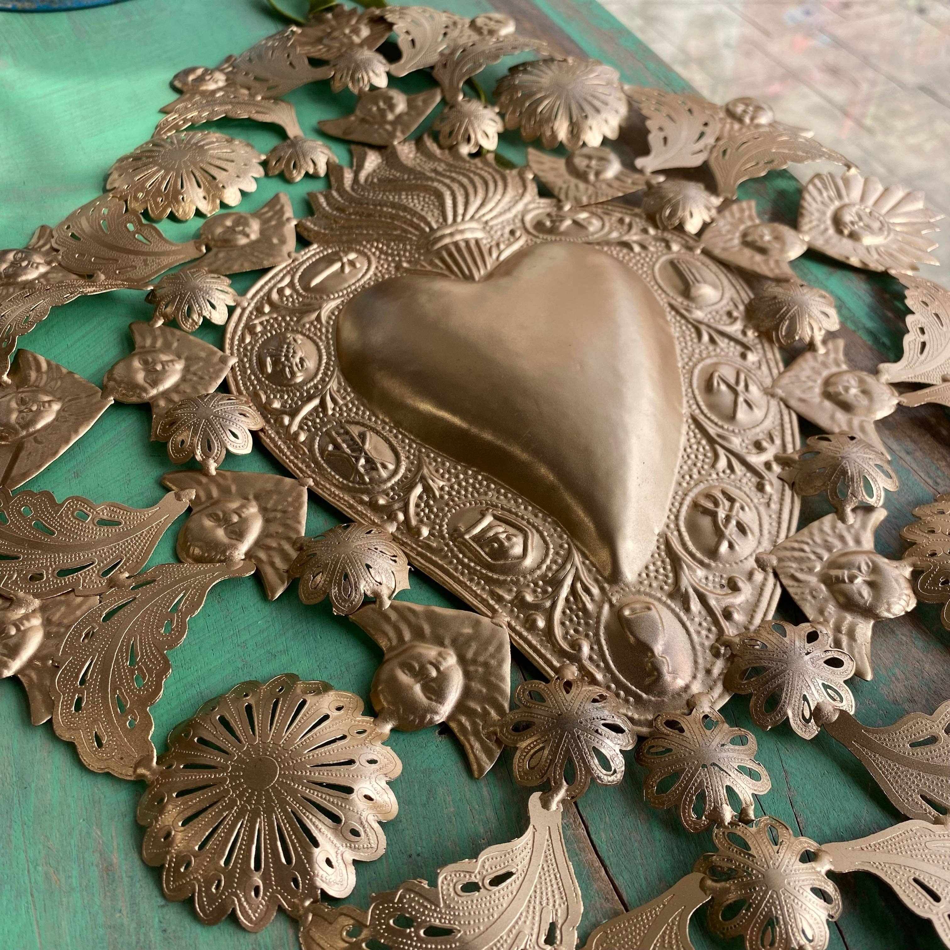 Cutout Sacred Heart Ornament