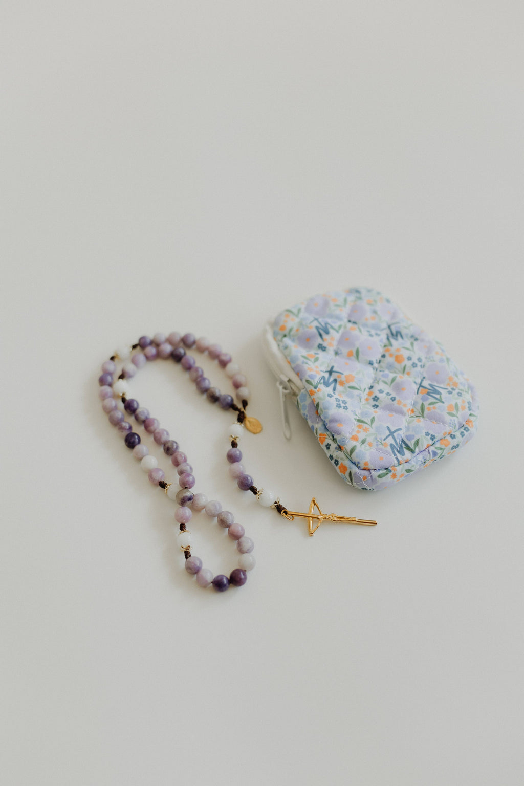 Marian Rosary Pouch | Catholic Gifts