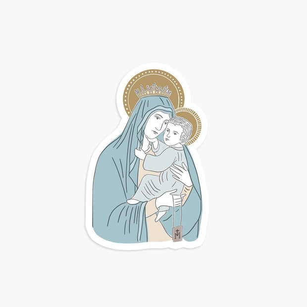 Our Lady of Mt. Carmel Vinyl Sticker