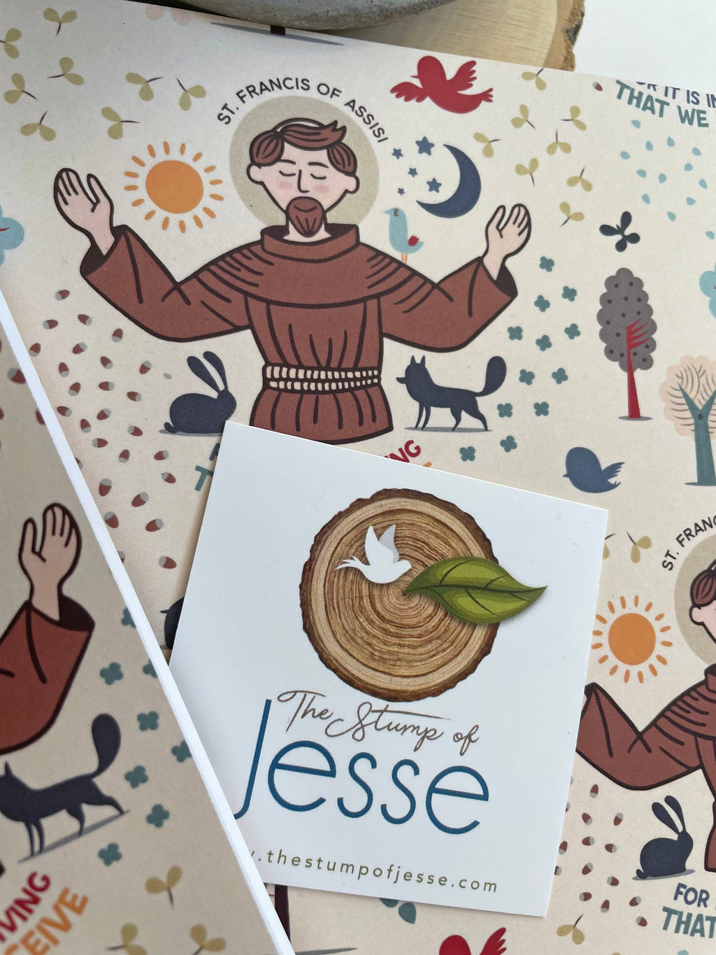 St. Francis of Assisi Ruled Notebook I Catholic Gift