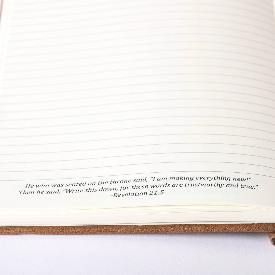 Journal Wineskin Hard Cover 420Pg - Tan