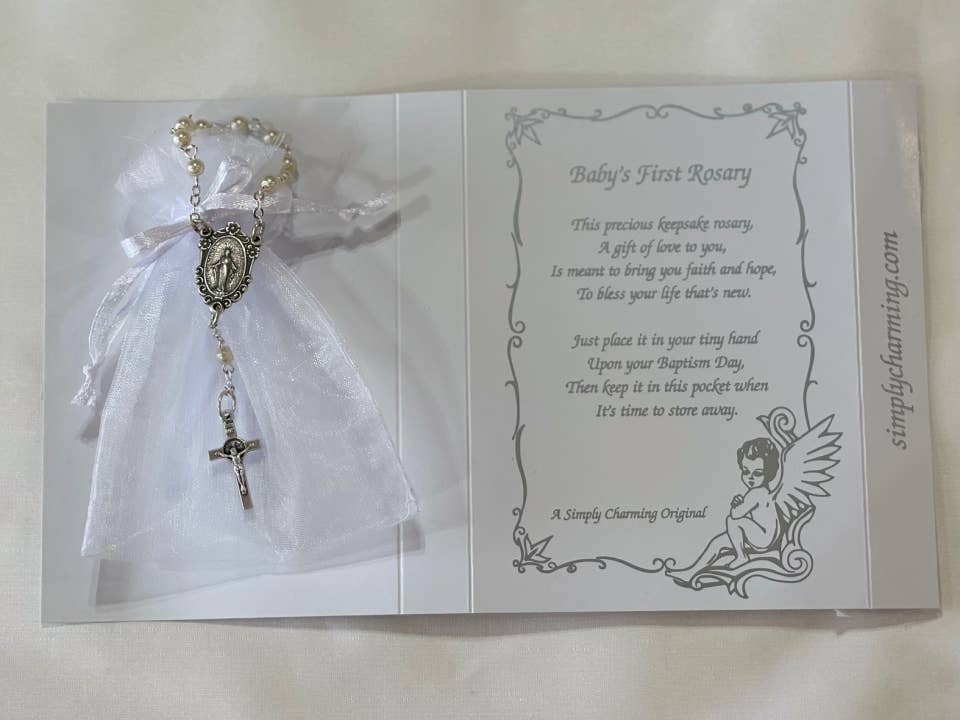 Keepsake Baby's First Rosary Gift Boxed